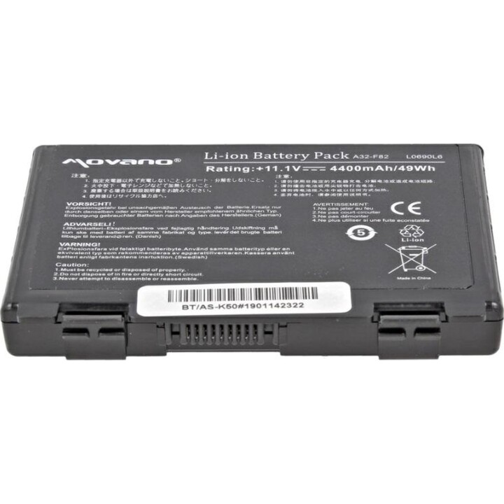 Movano Compatible Battery for Asus A32-F52 Laptop 11.1V 4400mAh