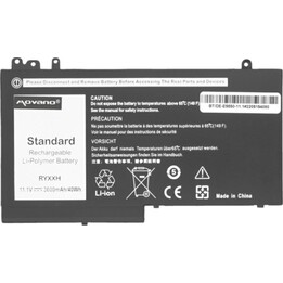 Batterie compatible Movano pour ordinateur portable Dell E5450 11,1 V 3600 mAh