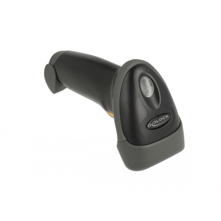 DeLOCK Scanner de code-barres 2,4 GHz 1D et 2D avec station de chargement - 5 Langues