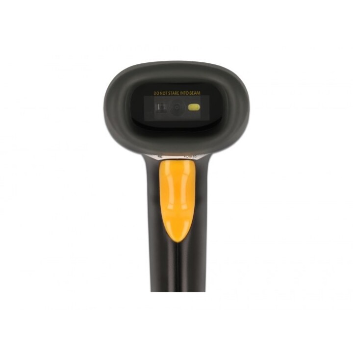 DeLOCK Scanner de code-barres 2,4 GHz 1D et 2D avec station de chargement - 5 Langues