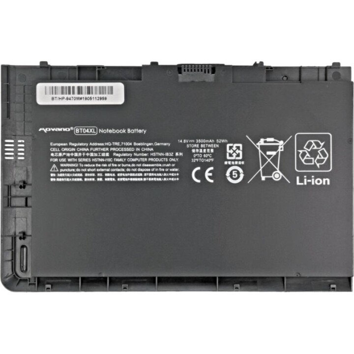 Batteria compatibile Movano per laptop HP BT04XL 14,8 V 3500 mAh