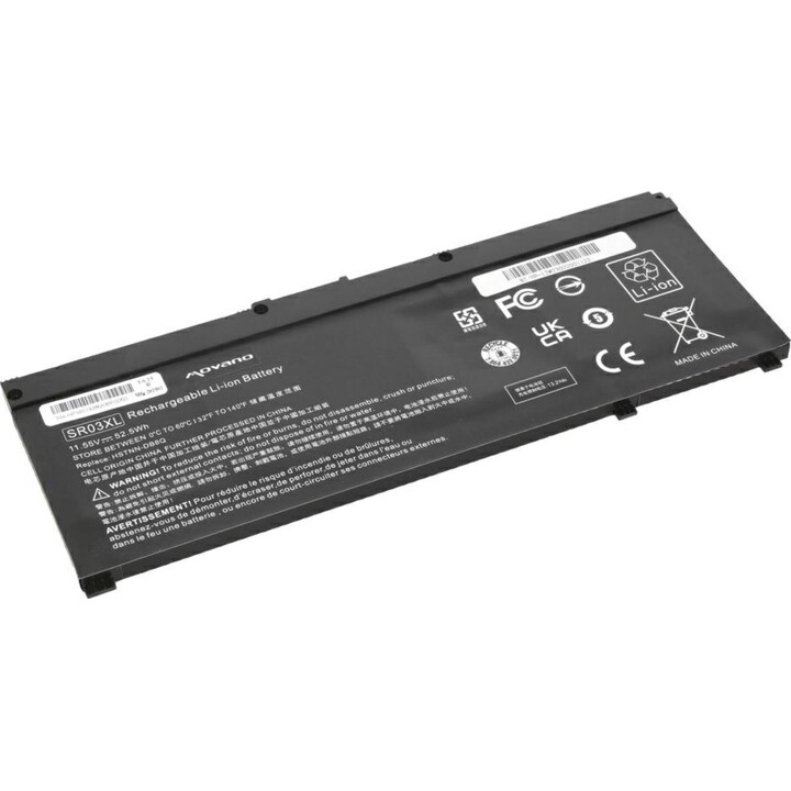 Batterie compatible Movano pour ordinateur portable HP SR03XL 11,55 V 4545 mAh
