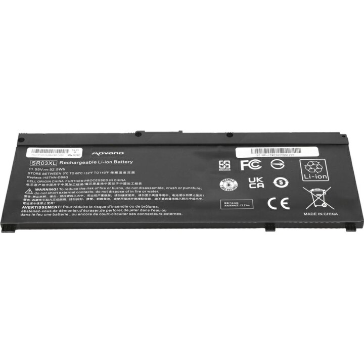 Batterie compatible Movano pour ordinateur portable HP SR03XL 11,55 V 4545 mAh