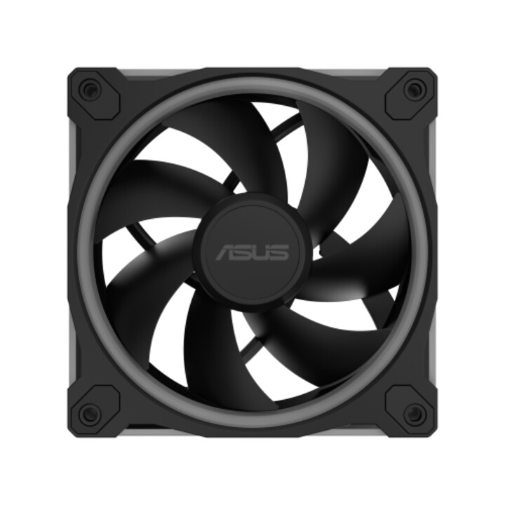 Ventola Asus Prime Mr120 Argb nera per case del computer, 12 cm, nera