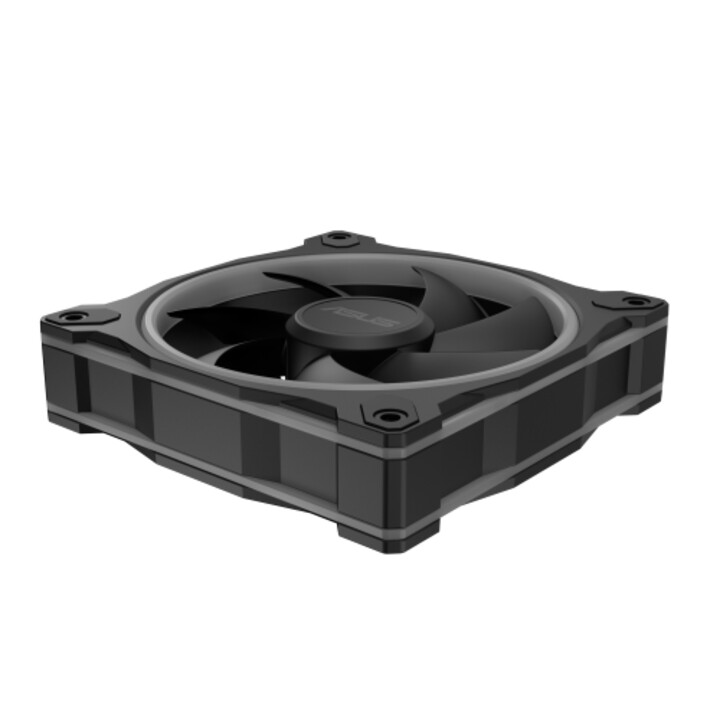 Ventola Asus Prime Mr120 Argb nera per case del computer, 12 cm, nera