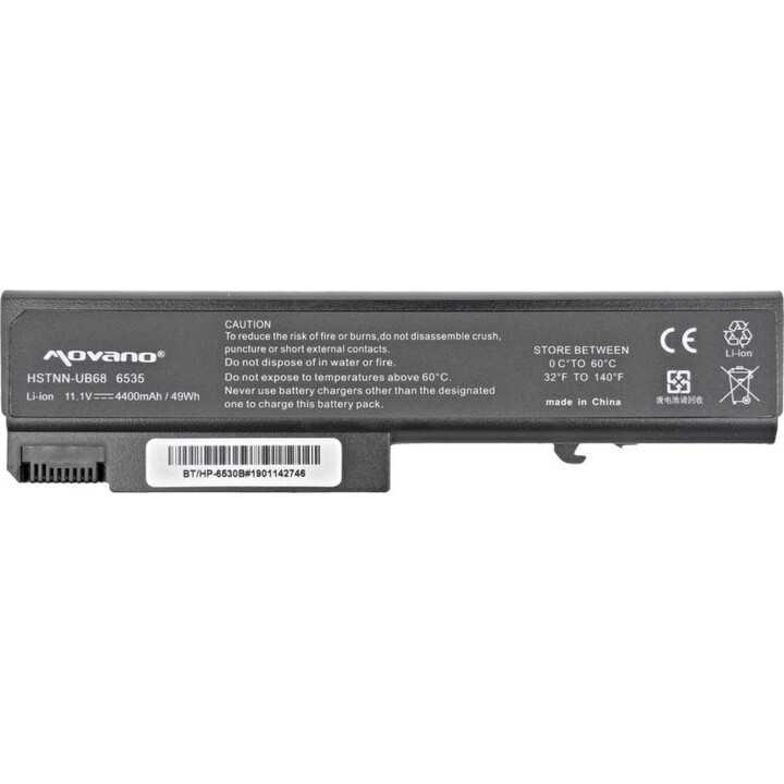 Bateria compatível Movano para laptop HP 6530B 11,1V 4400MAH