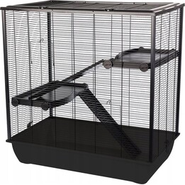 INTER-ZOO Frodo, cage à rongeurs en plastique, 780x480x800, noir