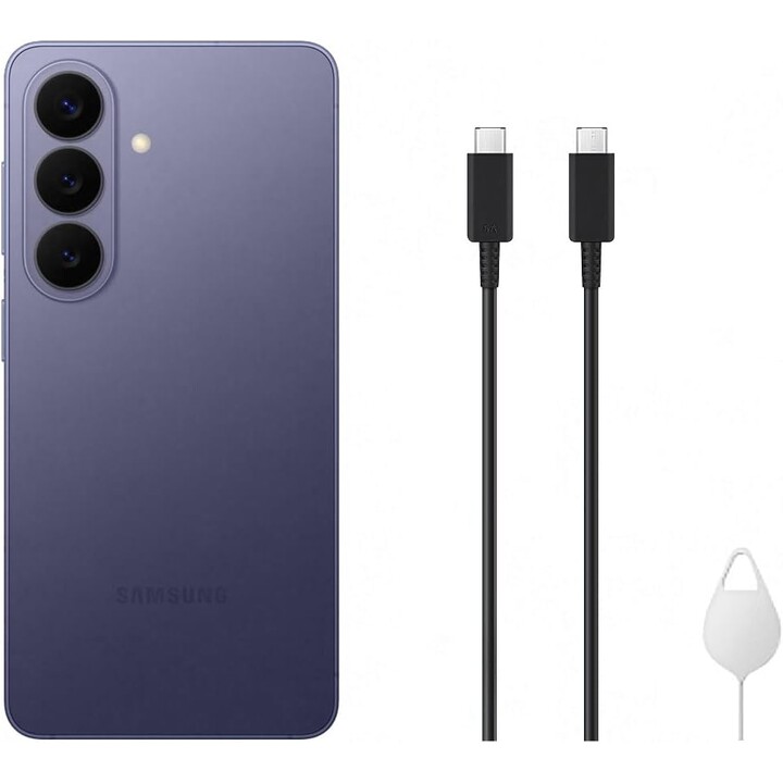 Samsung Galaxy S26 S942, 12GB+256GB, Galaxy AI, Cámara de 50MP, Violeta Cobalto