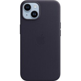Apple Funda Iphone 14 Leather Case Con Magsafe - Ink
