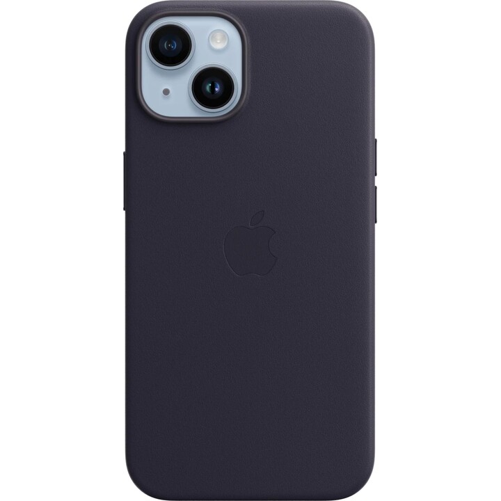 Capa em pele para Apple iPhone 14 com Magsafe - Ink