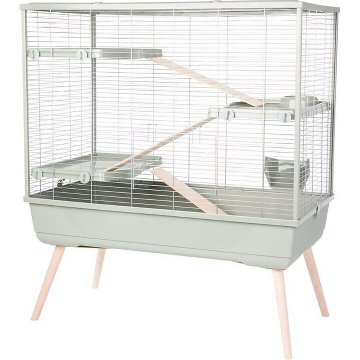 ZOLUX NEOLIFE100 RAB2 Jaula para conejos, 99 x 54 x 54 cm, Verde