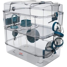 ZOLUX Rody3 Duo, gabbia per roditori, 41 x 27 x 40 cm, blu