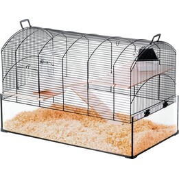 ZOLUX Cage NeoPanas XL with glass cuvette, black