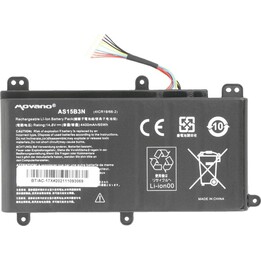 Batterie compatible Movano pour ordinateur portable Acer AS15B3N 14,8 V 4400 mAh