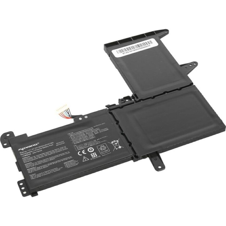 Batterie compatible Movano pour ordinateur portable Asus B31N1637 11,4 V 3600 mAh