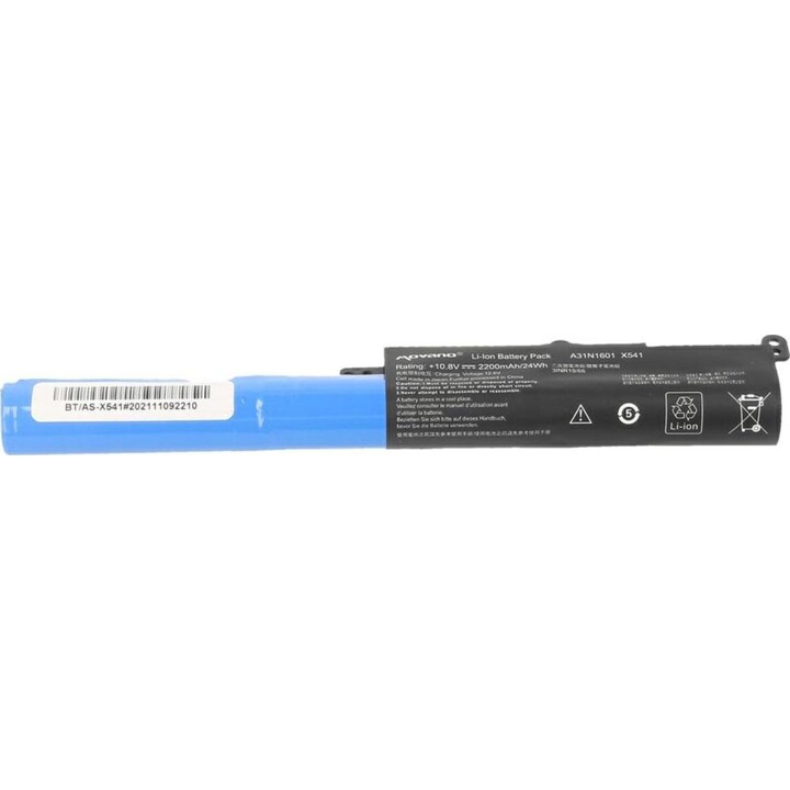 Batterie compatible Movano pour ordinateur portable Asus A31N1601 10,8 V 2200 mAh