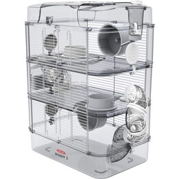 Zolux Rody3 Trio, gabbia per roditori 43 x 20 x 31 cm, bianco
