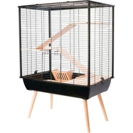 Zolux jaula Neo Cosy para roedores grandes H80, negro