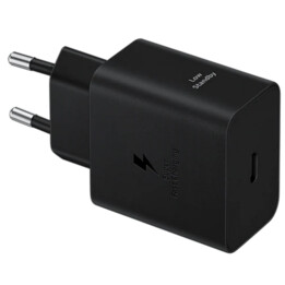 Samsung power wall charger 45w usb-c + usb-c to usb-c cable 1.8m black ep-t4511xbegeu