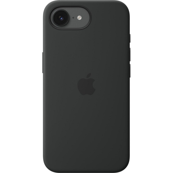Capa de silicone Apple com MagSafe para iPhone 17e preta