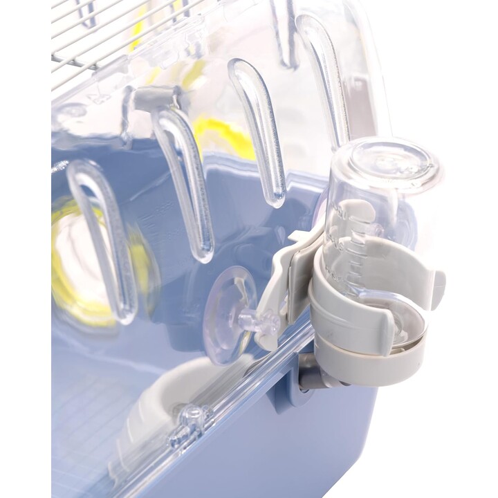 Jaula para hámster Ferplast COMBI 2, 79,5 x 29,5 x h 26,3 cm, Azul