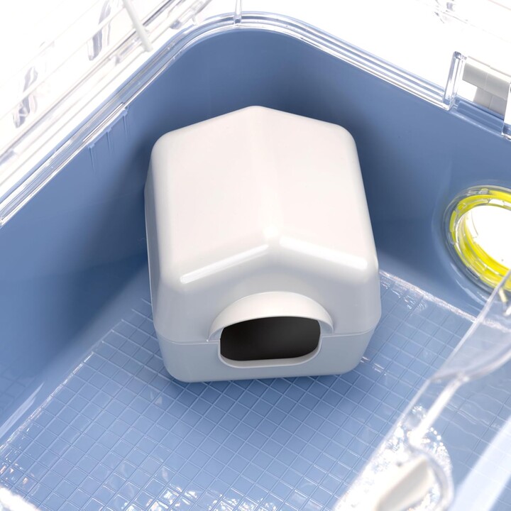 Jaula para hámster Ferplast COMBI 2, 79,5 x 29,5 x h 26,3 cm, Azul