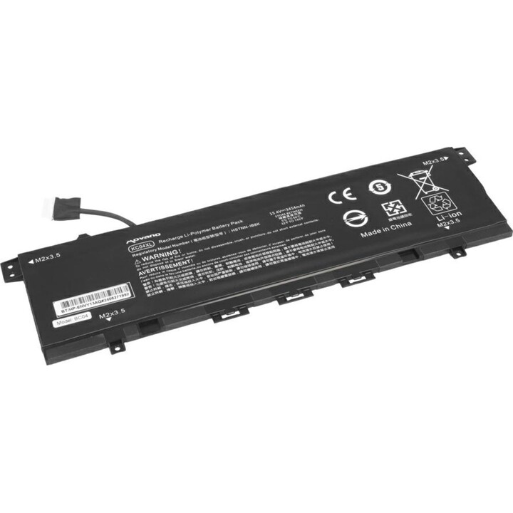 Batterie compatible Movano pour ordinateur portable HP KC04XL 15,4 V 3454 mAh