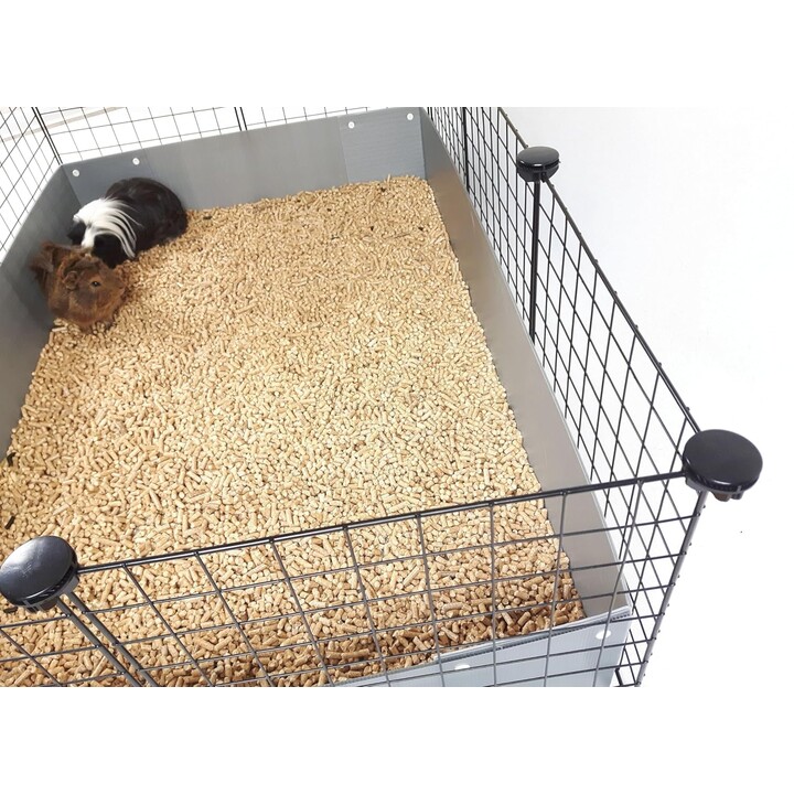 C&C cage modulaire Plancher 4x2 + Loft 2x1 + Rampe noir