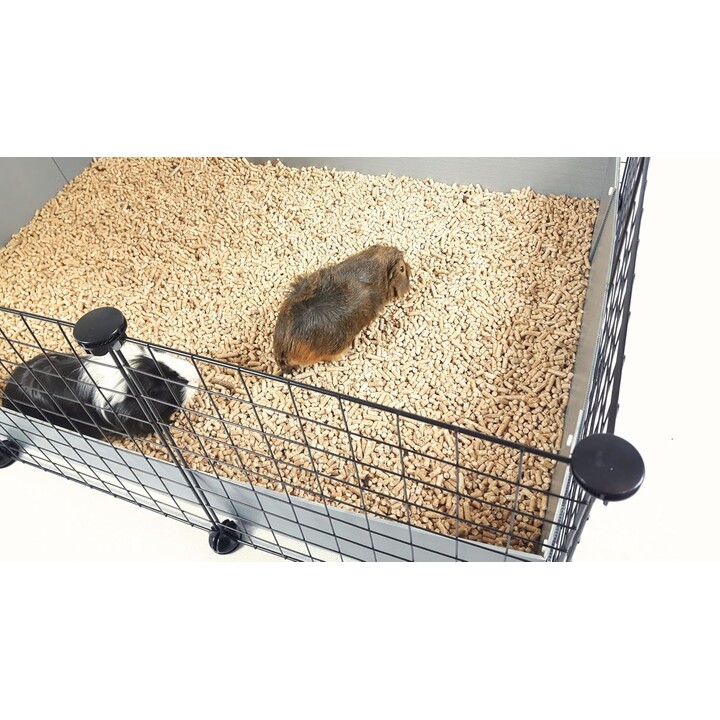 Modular cage C&C floor 4x2 + Loft 2x1 + Black ramp