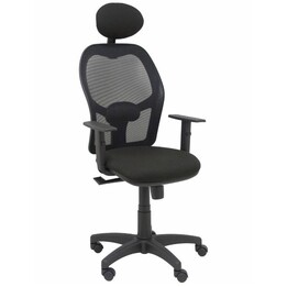 Piqueras y Crespo Alocén 345SM840B840B10CRNC/ Schwarzer Bürostuhl