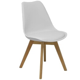 Lot de 4 chaises Piqueras y Crespo Don Rodrigo PACK4351PTBLSP10/ Blanc