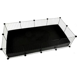 Gaiola modular C&C 4x2 145 x 75 cm preta