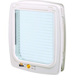 Ferplast porta a battente per cani e gatti, entrata e uscita, Swing 15 Large Size XL, bianco