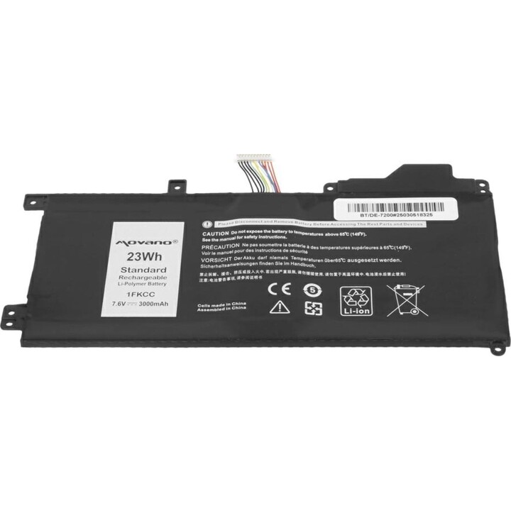 Movano Batería compatible para portátil Dell Latitude 5295 7.6V 3000 mAh