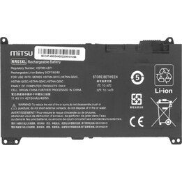 Batteria per laptop compatibile Mitsu per HP RR03XL 11,4 V 4210 mAh