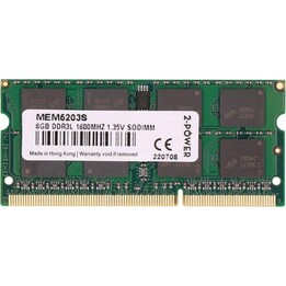 2-Power MEM5203S DDR3L SODIMM RAM memory 8 GB 1600 MHz 1.35 V