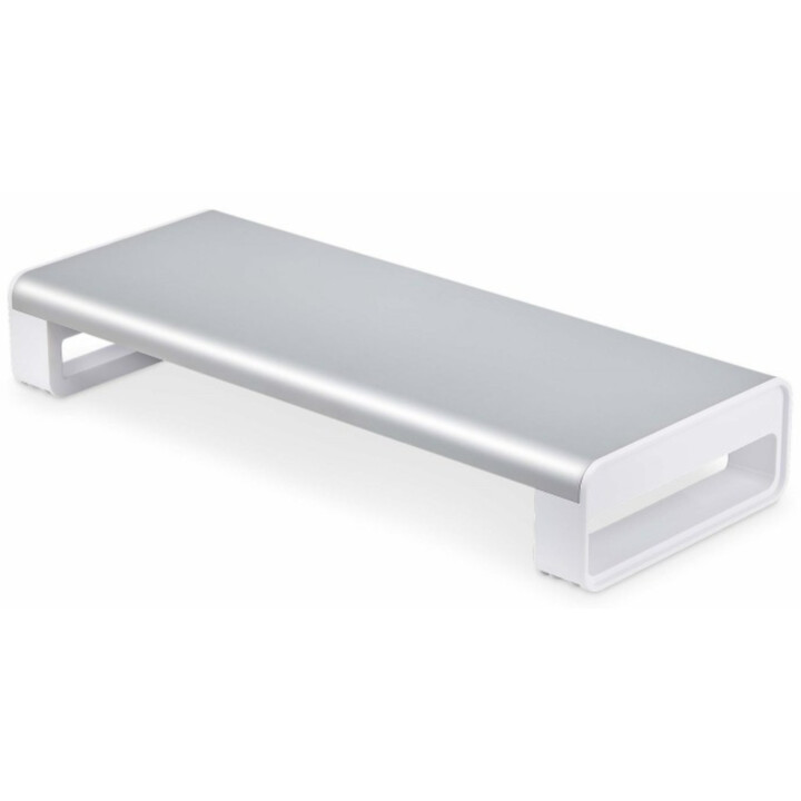 StarTech.com Support pour Moniteur Ergonomique, Jusqu'à 15kg, Hauteur Fixe de 9cm, Support pour Ordinateur Portable, Base en Aci