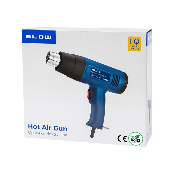Pistola termica elettrica 1500 / 2500W 300 - 650°C SOFFIAGGIO