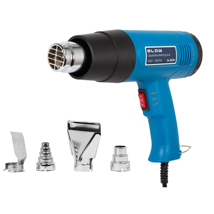 Pistola termica elettrica 1500 / 2500W 300 - 650°C SOFFIAGGIO