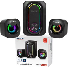 Caixas de som 2.1 para jogos de computador com subwoofer