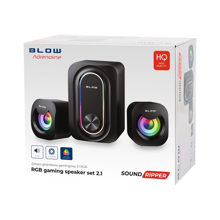 2.1 computer gaming speakers with subwoofer