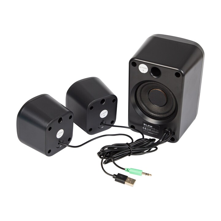 Système d'enceintes 2.1 pour jeux vidéo avec caisson de basses