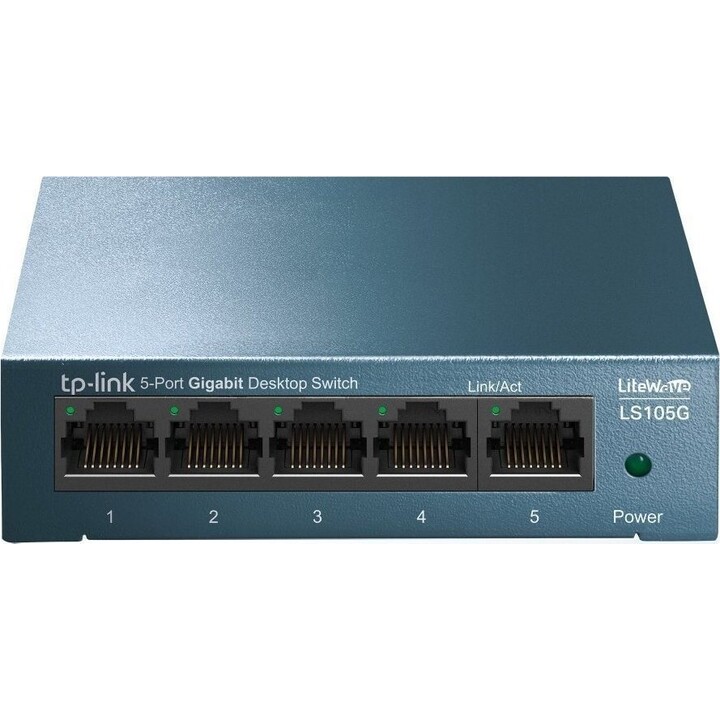 Switch tp-link 10/100/1000 ls105g litewave 5 ports