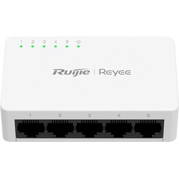 Switch não gerenciável ruijie rg-es05g-l 5xrj45 10/100/1000mbps desktop não rack