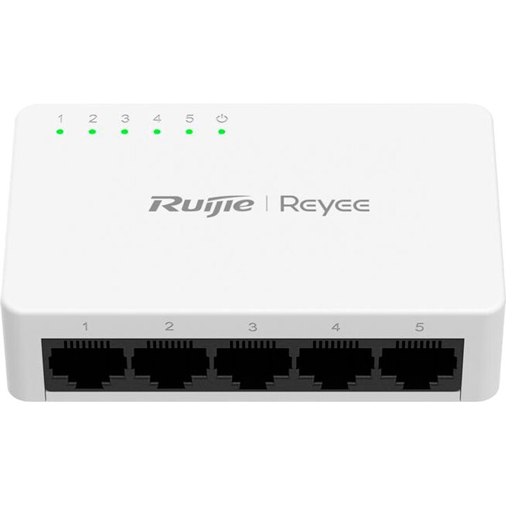 Switch no gestionable ruijie rg-es05g-l 5xrj45 10/100/1000mbps sobremesa no rack
