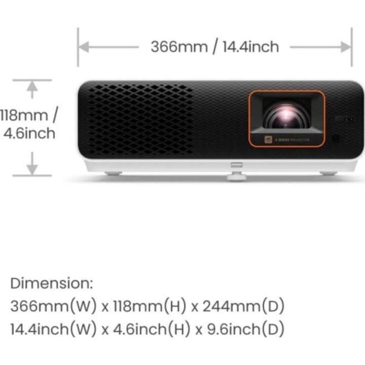 Proiettore da gaming BenQ X500i UltraHD 4K DLP ANSI da 2200 lumen con Android TV