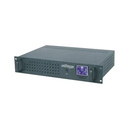 Gembird - Ups rack 19'' 3.4u 1500va, 4xiec 230v out, iec14 in,rj11, usb, lcd Línea interactiva 1,5 kVA 900 W 4 salidas AC