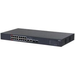 Dahua 18-Port Switch, Cloud Manageable. 16 PoE Ports