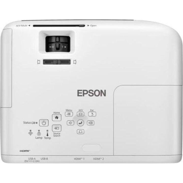 Epson EB-W55 Projector WXGA 4000 Lumens 320" Lamp 3LCD Built-in WiFi