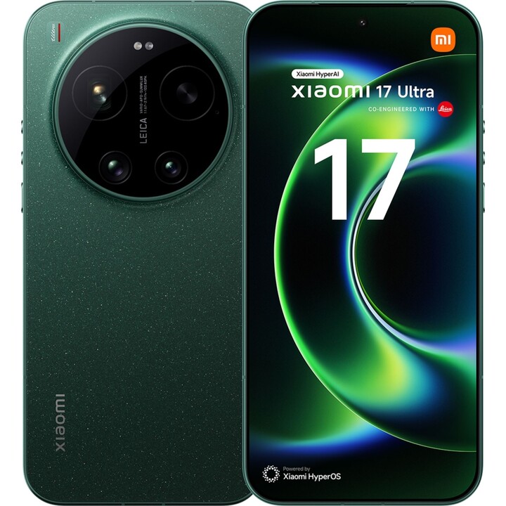 Xiaomi 17 Ultra 5G, 16 GB, 1 TB, 6,9 Xiaomi HyperRGB AMOLED LTPO, 6000 mAh, Sternengrün